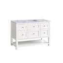 James Martin Breckenridge 48" Single Bathroom Vanity, Bright White