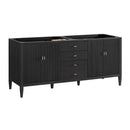 James Martin Myrrin 72" Double Bathroom Vanity, Carbon Oak