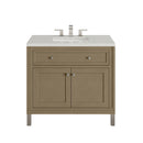 James Martin Chicago 36" Single Bathroom Vanity, Walnut Whisper