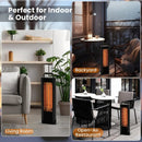 IP65 Waterproof Aluminum Heater with Double-Sided Heating and Overheat Protection-Black by LJGDeals