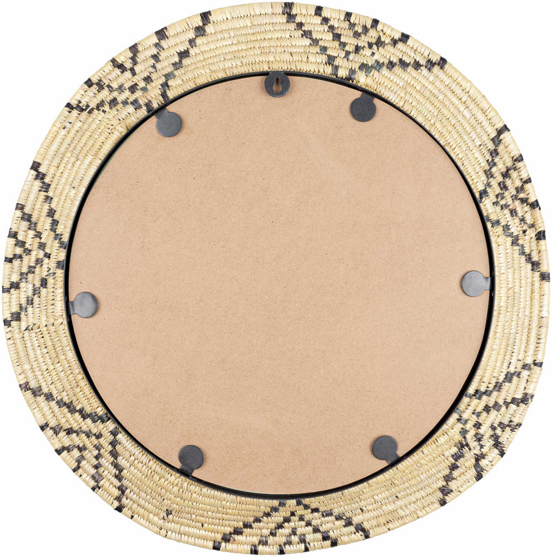 Ipilan Moonj Grass Starburst Round Mirror