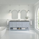 James Martin Breckenridge 72" Double Bathroom Vanity, Serenity Blue