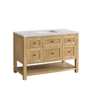 James Martin Breckenridge 48" Single Bathroom Vanity, Light Natural Oak