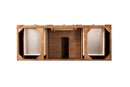 James Martin Bristol 60" Single Bathroom Vanity, Saddle Brown