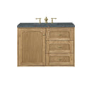 James Martin Laurent 36" Dual Mount Single Bathroom Vanity, Light Natural Oak