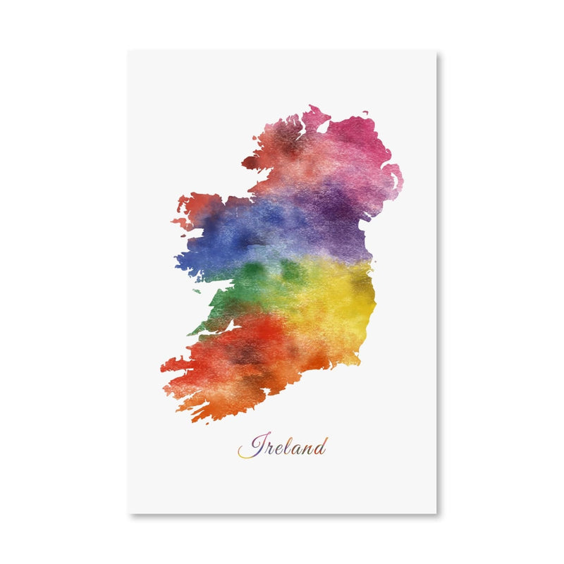 Ireland Rainbow Canvas