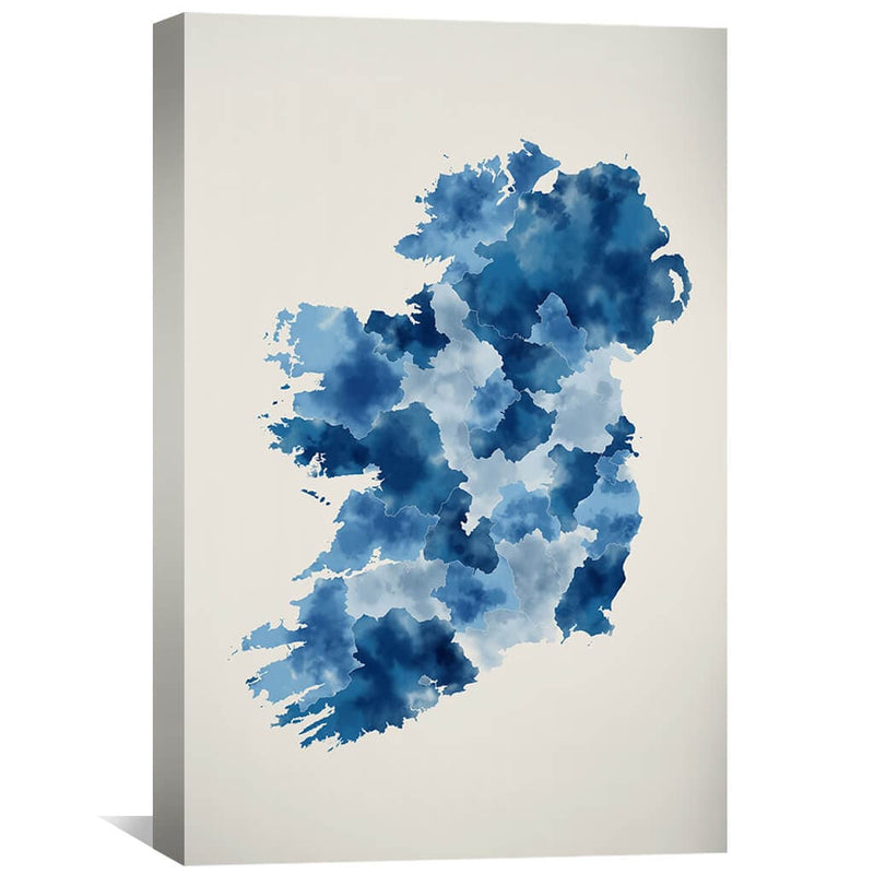 Ireland Watercolor Canvas