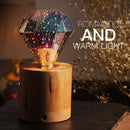 Iridescent 3d led fireworks decor bulb living room ambient light by Decorbites