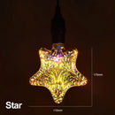 Iridescent 3d led fireworks decor bulb living room ambient light by Decorbites