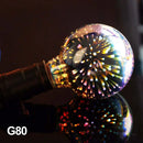 Iridescent 3d led fireworks decor bulb living room ambient light by Decorbites