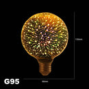 Iridescent 3d led fireworks decor bulb living room ambient light by Decorbites