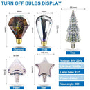 Iridescent 3d led fireworks decor bulb living room ambient light by Decorbites