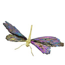 Iridescent blue & purple crystal dragonfly decorative figurines bedroom by Decorbites