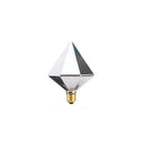 Iridescent geometric 3d fireworks led bulb bedroom star night light by Decorbites