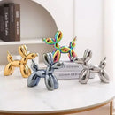 GobekUsa Balloon Dog Ceramic Sculpture Ornament for Home Office Decor & Gifts