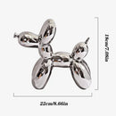 GobekUsa Balloon Dog Ceramic Sculpture Ornament for Home Office Decor & Gifts