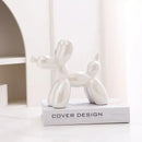 GobekUsa Balloon Dog Ceramic Sculpture Ornament for Home Office Decor & Gifts