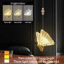 GobekUsa Butterfly Led Pendant Lights for Bedside Living Dining Room Kitchen