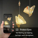 GobekUsa Butterfly LED Pendant Lights Chandelier for Indoor Living and Dining Room Lighting