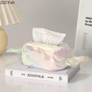 GobekUsa Candy-Shaped Ceramic Tissue Box Holder - Modern Home Decor