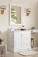 James Martin De Soto 36" Single Bathroom Vanity, Bright White
