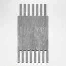 Iris Black Fine Textured Plank Marble Tiles 1 9/16x18