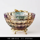 GobekUsa Crystal Glass Vase: Elegant Dried Flower Decor for Luxury Dining Tables