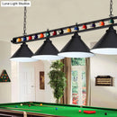 GobekUsa Iron Linear Island Ceiling Light with Cone Shade - Industrial Country Club Style