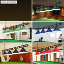 GobekUsa Iron Linear Island Ceiling Light with Cone Shade - Industrial Country Club Style