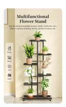 GobekUsa Iron Plant Stand for Multiple Pots
