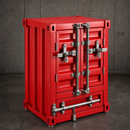 Container Storage Side Table - Large by EP Designlab LLC