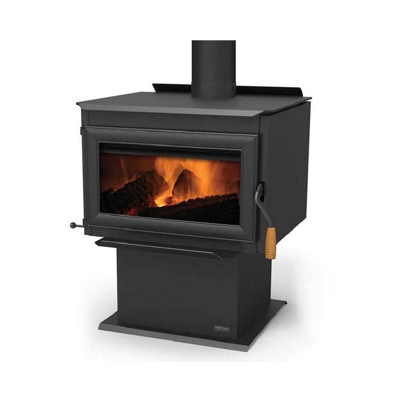 Ironstrike Tahoma Wood Burning Steel Stove With One Touch Control  [T160/2100GL] (SAK93627)