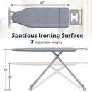 Ironing Board with Iron Rest and Removable Silver-Gray by DirectDeals