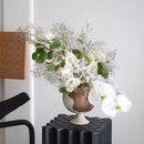 GobekUsa Irregular Grain Spherical Ceramic Vase for Home Decoration and Floral Arrangements