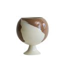 GobekUsa Irregular Grain Spherical Ceramic Vase for Home Decoration and Floral Arrangements