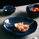 GobekUsa Irregular Shape Ceramic Dinner Set - Blue Color - Eco-Friendly Bowls - KL-265