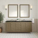 James Martin Chicago 72" Double Bathroom Vanity, Walnut Whisper