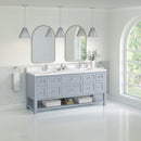 James Martin Breckenridge 72" Double Bathroom Vanity, Serenity Blue