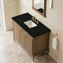 James Martin Kinnsden 48" Single Bathroom Vanity, Weathered Oak