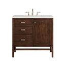 James Martin Addison 36" Single Bathroom Vanity, Mid-Century Acacia