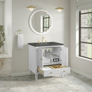 James Martin Myrrin 30" Single Bathroom Vanity, Bright White