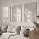GobekUsa Islamic Calligraphy Wall Art Set