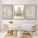 GobekUsa Islamic Canvas Wall Art Set