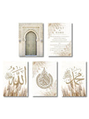 GobekUsa Islamic Canvas Wall Art Set