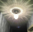 Antique Acorn Glass Flush Mount Ceiling Light | 5" by The Lamp Goods