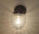 Acorn Glass Wall Sconce Light Fixture by The Lamp Goods
