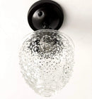 Antique Acorn Glass Ceiling Light with Chain | 6″ by The Lamp Goods
