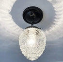 Antique Acorn Glass Ceiling Light with Chain | 6″ by The Lamp Goods