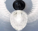 Antique Acorn Glass Ceiling Light with Chain | 6″ by The Lamp Goods