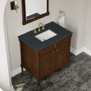 James Martin Kinnsden 36" Single Bathroom Vanity, Sable Oak